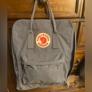 Fjallraven backpack, Grey. New without tags.